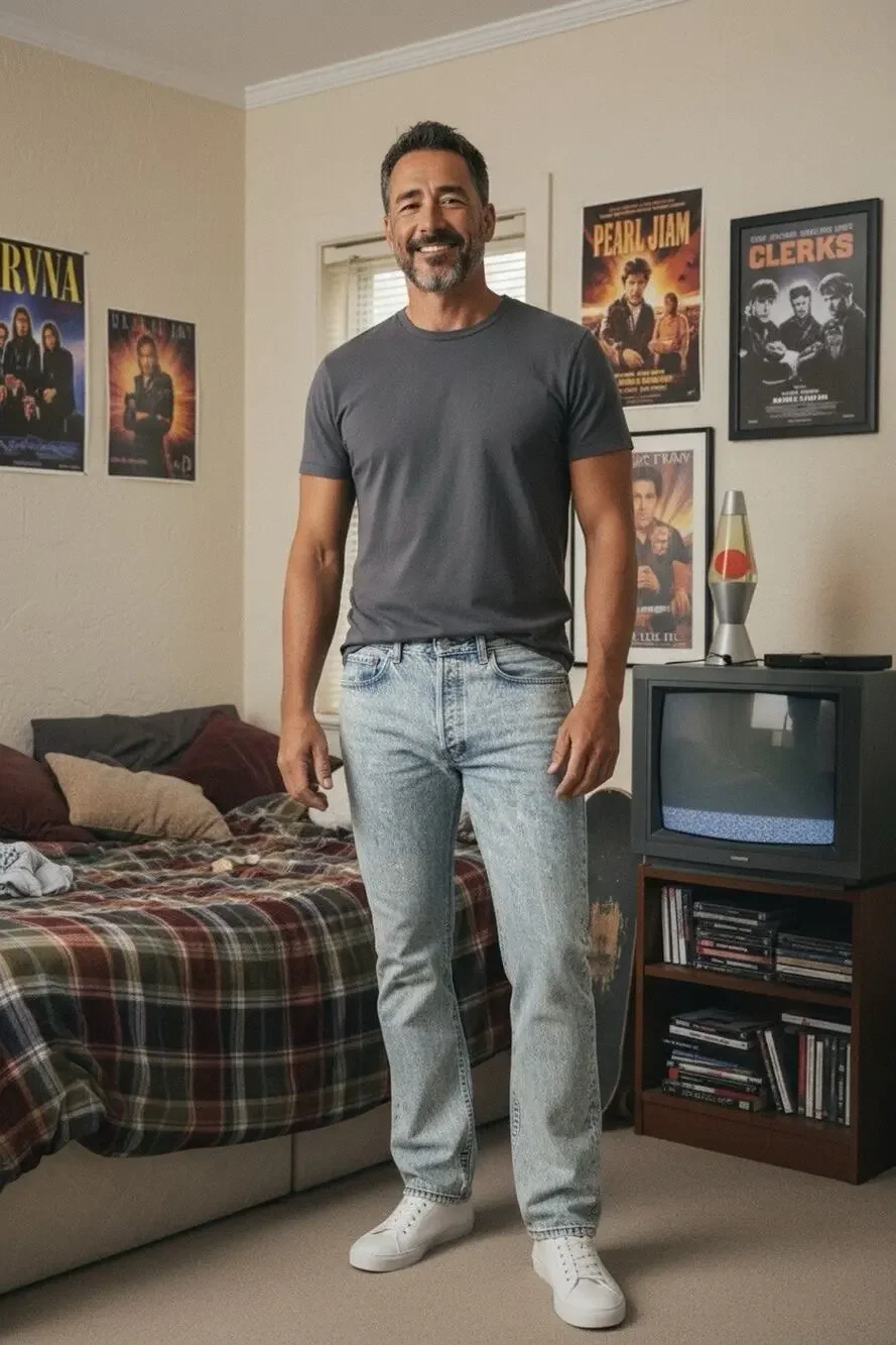 Vintage 90's Levi's 501 Men's 36X32 Light Blue Acid Wash Denim Jeans Classic